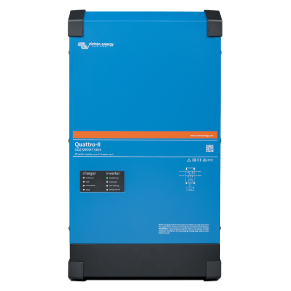 Con el Victron Inversor Cargador Quattro 12V 3000VA 120A 230VAC obtendrás un producto confiable, pensado para adaptarse a tus necesidades diarias.