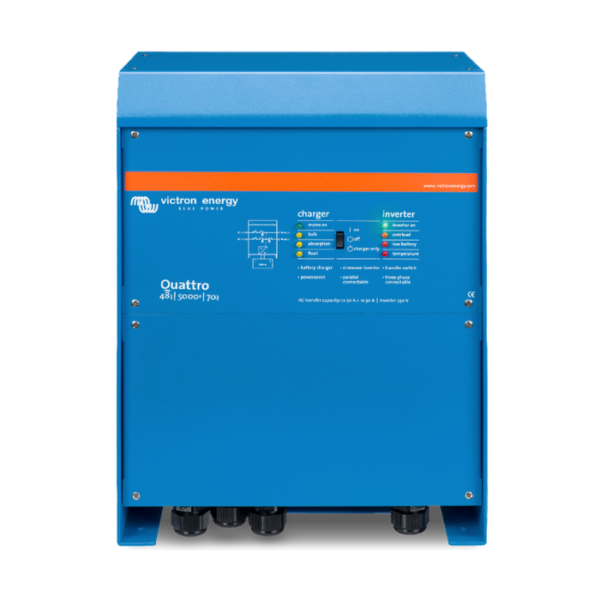 ¿Buscas algo confiable? El Sensor de temperatura Quattro, MultiPlus y dispositivo GX cumple con lo que necesitas y más.