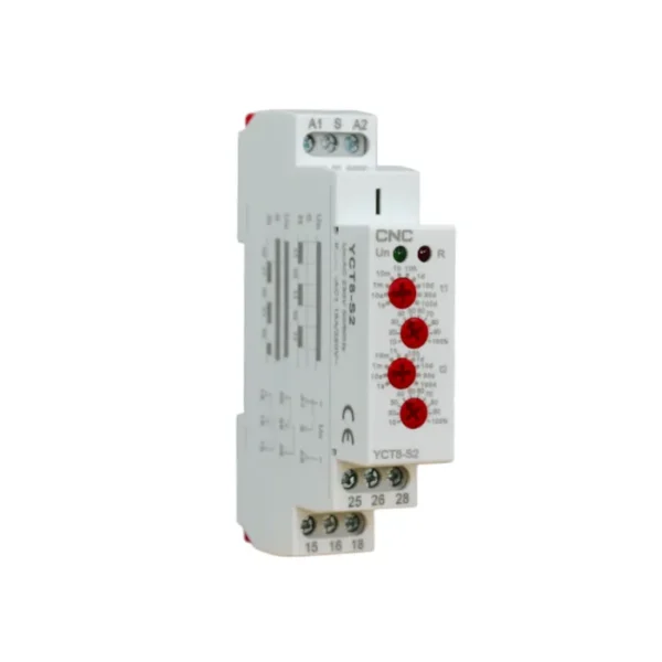 Rele de alternacia YCT8-S2 2NO 2NC 0.1~100dias ha sido diseñado para brindar comodidad y alto rendimiento en su categoría.