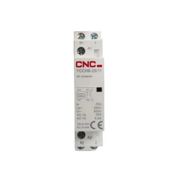 Con el Contactor modular 1P YCCH6 25A bobina 220vac 1NO 1NC obtendrás un producto confiable, pensado para adaptarse a tus necesidades diarias.