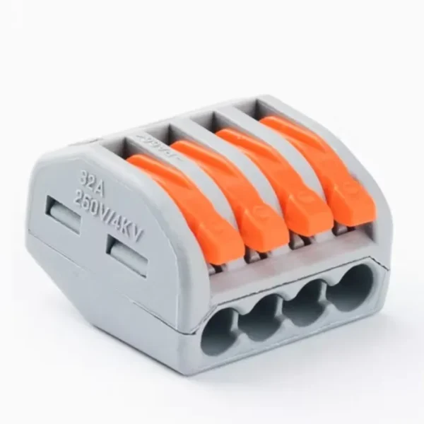 ¿Buscas algo confiable? El Conector rapido PCT-214 0.8 4mm2 32A [25u/b] cumple con lo que necesitas y más.