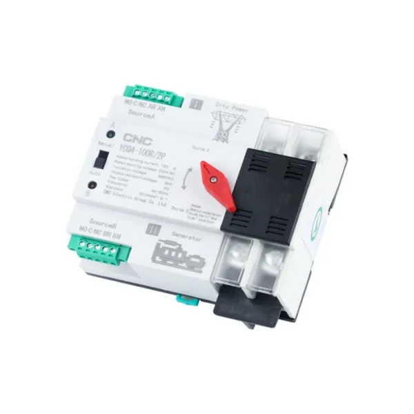 Descubre el Switch de transferencia automatica YCQ4-100R-2P: una solución práctica, moderna y accesible.