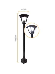 Descubre el Farol de Pvc con Filtro uv (Piso) Enerlux: una solución práctica, moderna y accesible.