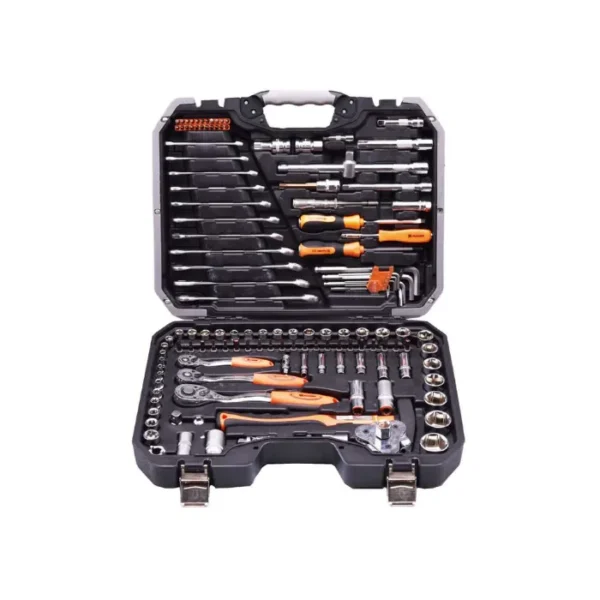 Set herramienta 1/2” & 3/8” & 1/4” 122pcs harden ha sido diseñado para brindar comodidad y alto rendimiento en su categoría.