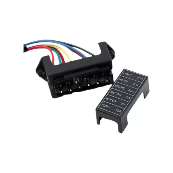 Descubre el PORTA FUSIBLE VOLANTE 6 VIAS: una solución práctica, moderna y accesible.