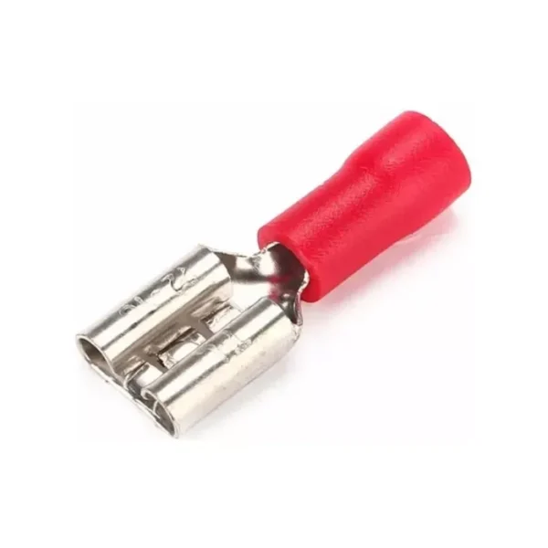 Terminal Hembra Rojo (3.8mm // 22-16AWG) ha sido diseñado para brindar comodidad y alto rendimiento en su categoría.