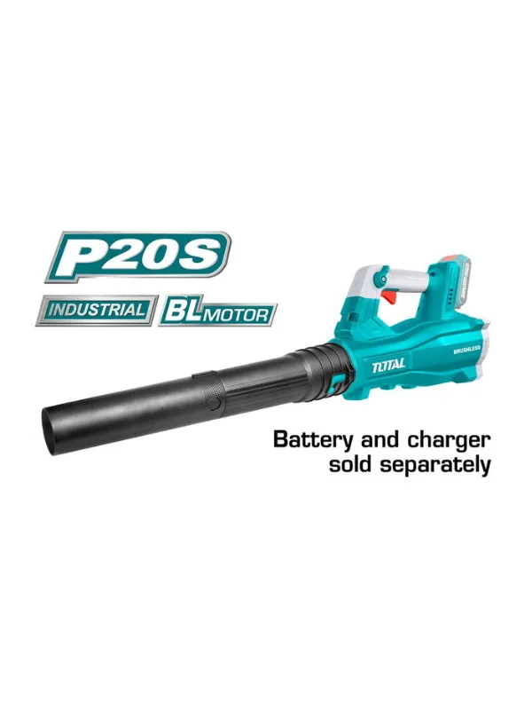 Descubre el SOPLADOR INALAMBRICO LITIO-ION 2 X 20V TOTAL: una solución práctica, moderna y accesible.