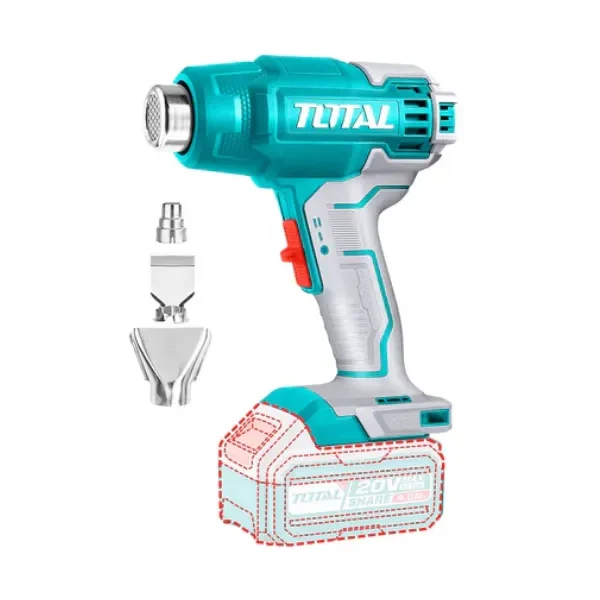 PISTOLA DE CALOR INALAMBRICO 20V TOTAL ha sido diseñado para brindar comodidad y alto rendimiento en su categoría.