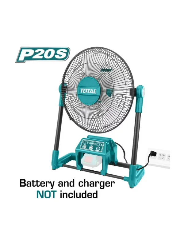 El VENTILADOR INALAMBRICO 20V 13" LITIO-ION TOTAL es una excelente opción para quienes buscan calidad, funcionalidad y estilo.