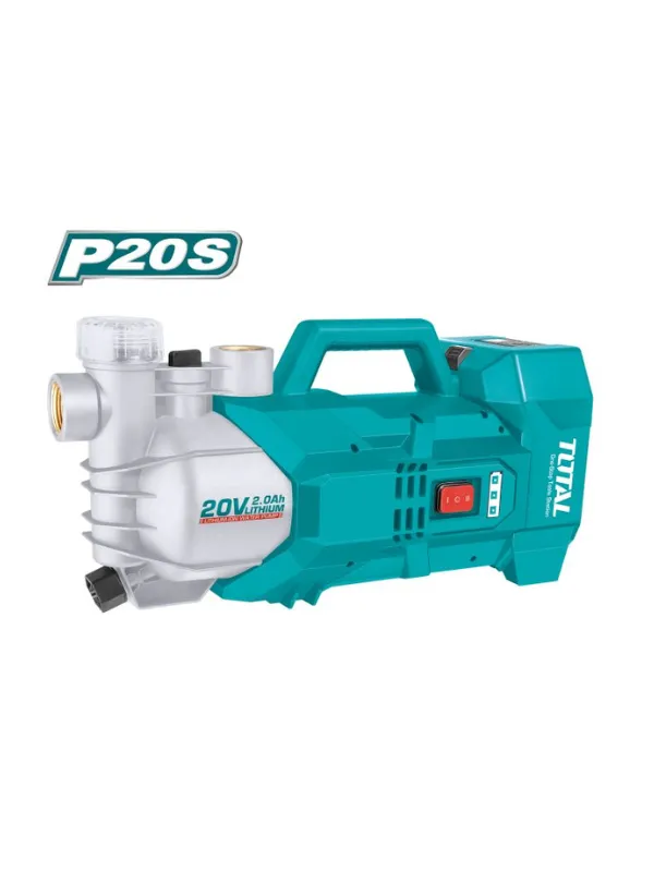 BOMBA DE AGUA INALAMBRICA 20V 180W TOTAL ha sido diseñado para brindar comodidad y alto rendimiento en su categoría.