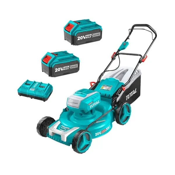Descubre el CORTADORA DE CESPED INALAMBRICO 18" 20V TOTAL: una solución práctica, moderna y accesible.