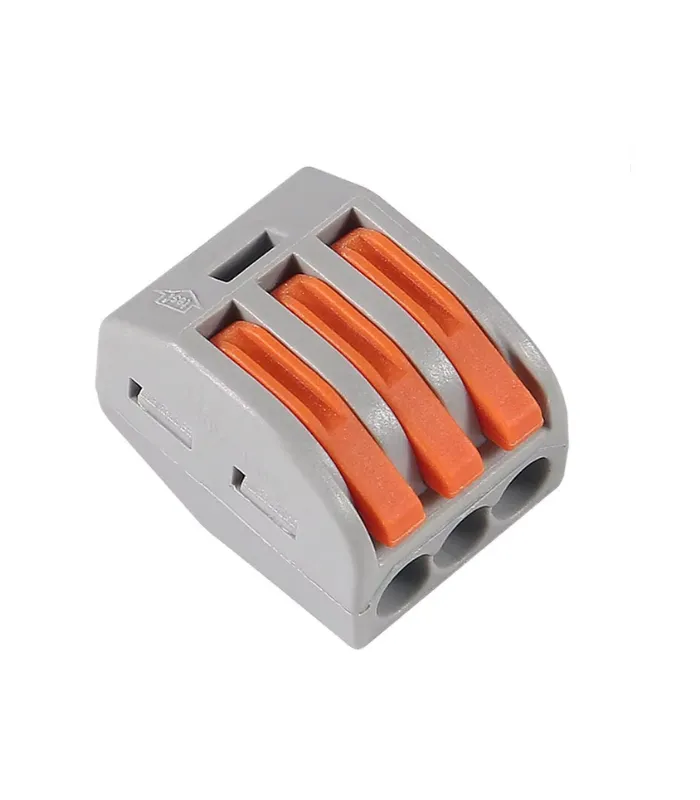 Descubre el Conector rapido PCT-213 0.8 4mm2 32A [25u/b]: una solución práctica, moderna y accesible.
