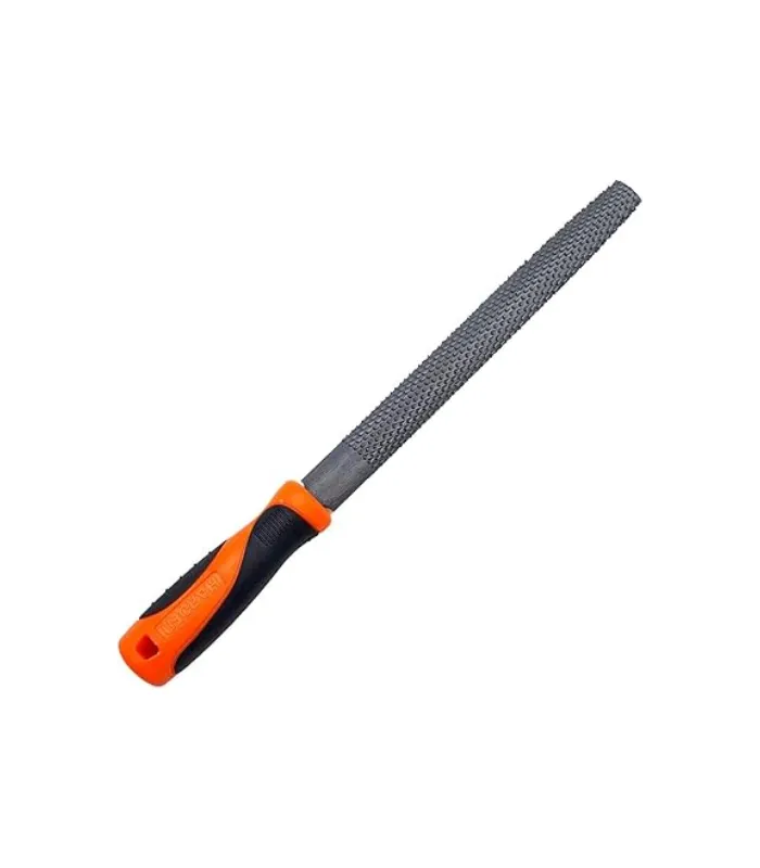 Escofina media caña 8" mango de fibra ha sido diseñado para brindar comodidad y alto rendimiento en su categoría.