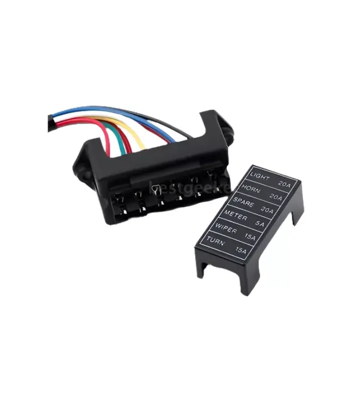 Descubre el PORTA FUSIBLE VOLANTE 6 VIAS: una solución práctica, moderna y accesible.