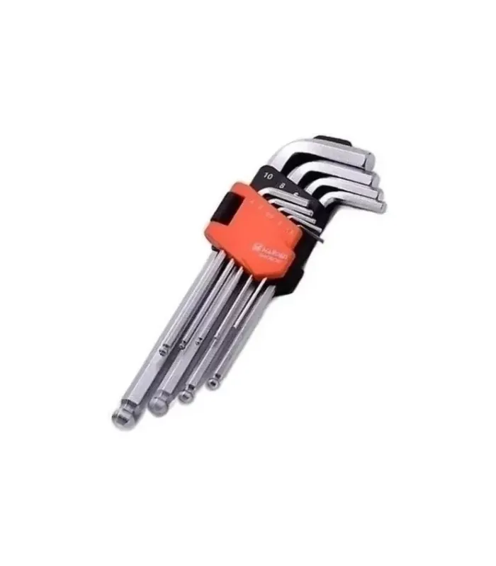 Con el Set llaves allen largas con bola 9pcs harden obtendrás un producto confiable, pensado para adaptarse a tus necesidades diarias.