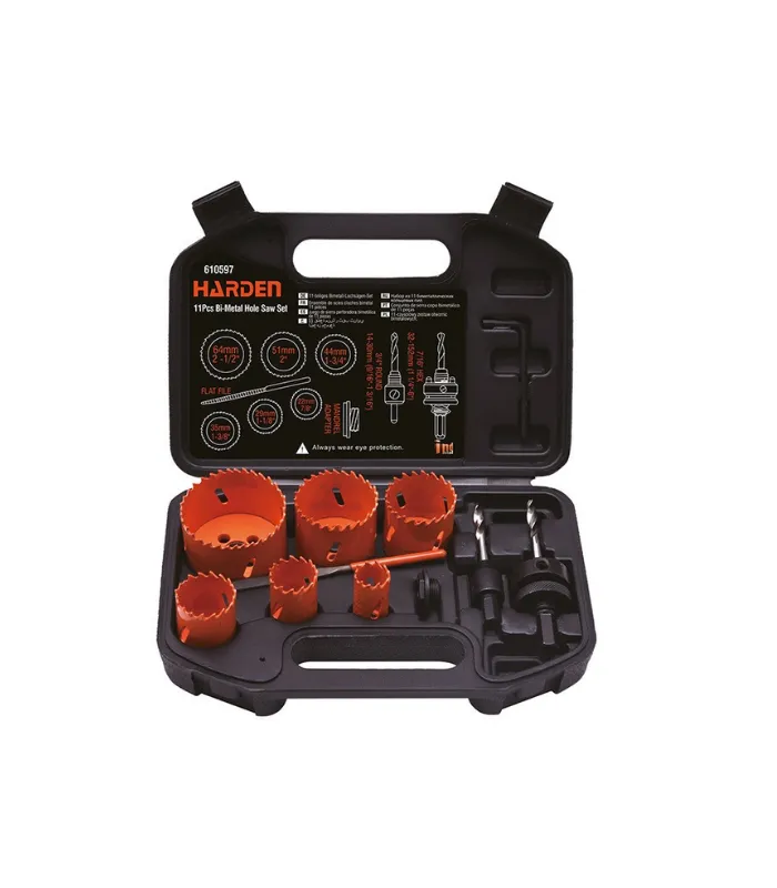¿Buscas algo confiable? El Set sierras copas bi-metal 11pcs cumple con lo que necesitas y más.