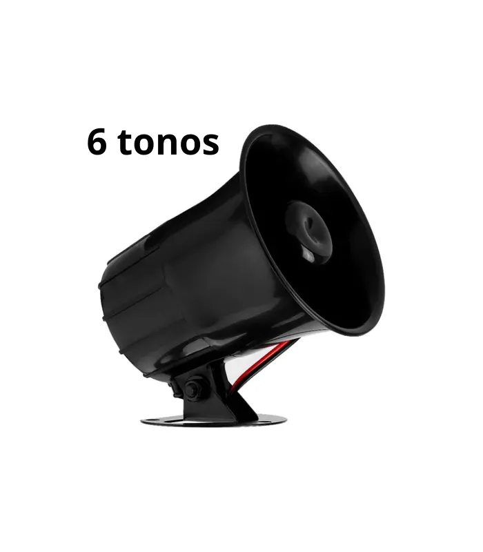 El SIRENA PLASTICA NEGRO 6 TONO ø4” 12VDC 15W MAX. 8 Ohm BASE METALICA es una excelente opción para quienes buscan calidad, funcionalidad y estilo.