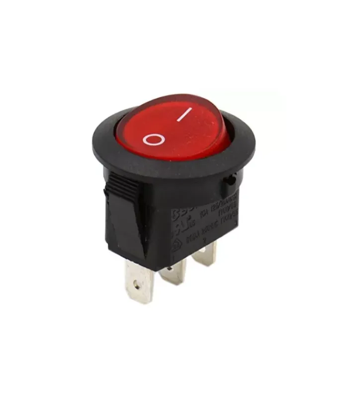 El Switch ON-OFF Rojo PILOTO 250VAC 3A 250VAC 3P Ø15mm es una excelente opción para quienes buscan calidad, funcionalidad y estilo.