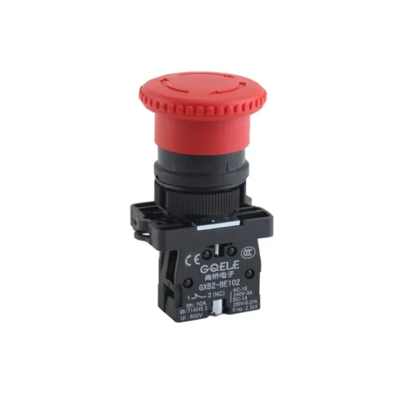 Descubre el Botonera de emergencia plastica 30mm c/ret 1NC: una solución práctica, moderna y accesible.