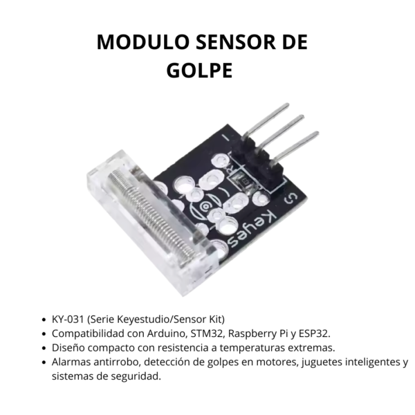 Módulo Sensor de Golpe e Impacto KY-031 (Vibración)
